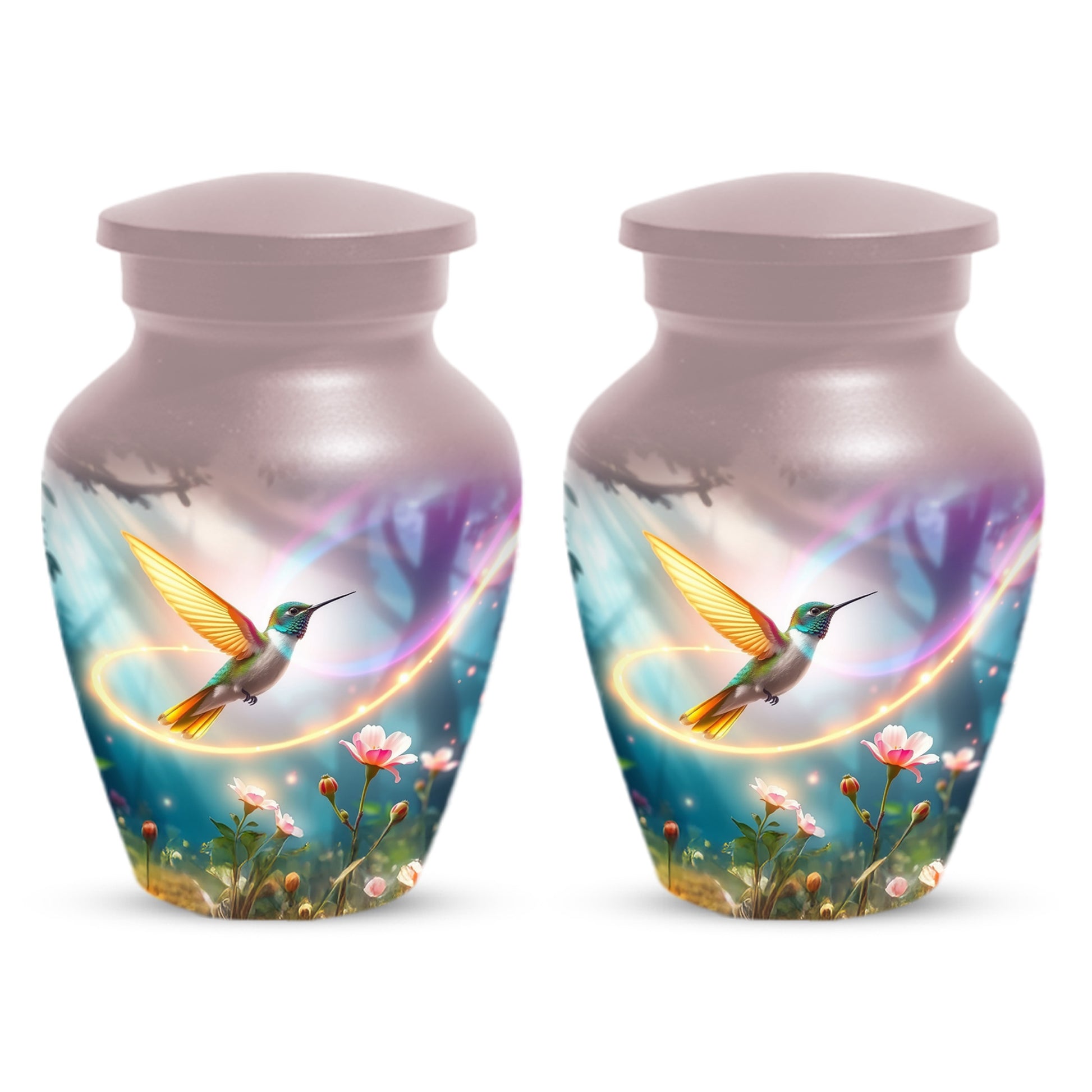 Personalized Hummingbird Urn for Mom – Custom Hummingbird Cremation Urns for Ashes