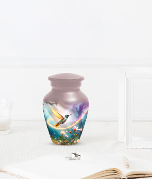 Personalized Hummingbird Urn for Mom – Custom Hummingbird Cremation Urns for Ashes