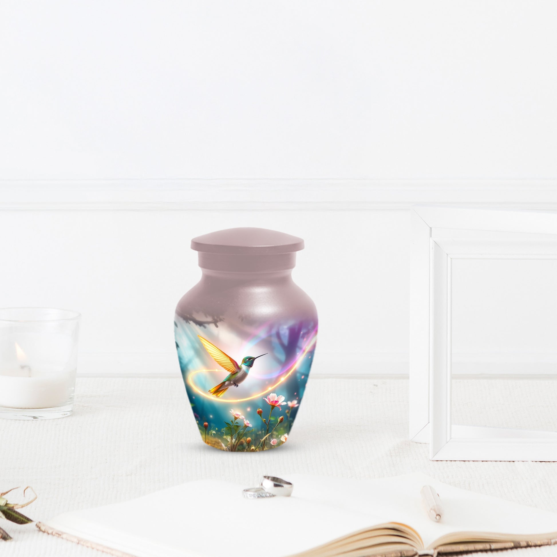 Personalized Hummingbird Urn for Mom – Custom Hummingbird Cremation Urns for Ashes