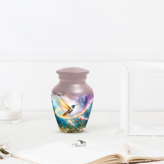 Personalized Hummingbird Urn for Mom – Custom Hummingbird Cremation Urns for Ashes