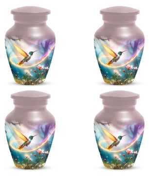 Personalized Hummingbird Urn for Mom – Custom Hummingbird Cremation Urns for Ashes