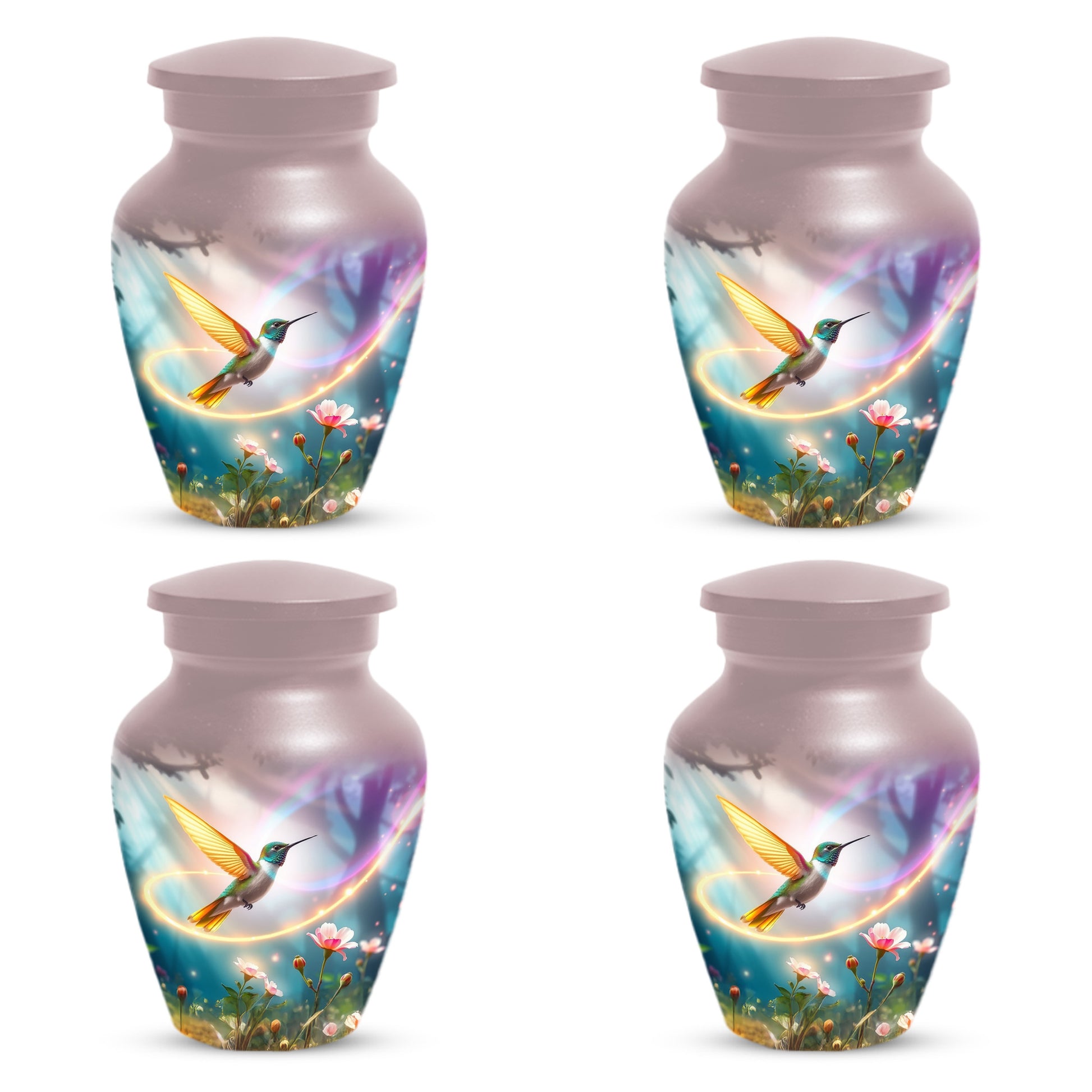 Personalized Hummingbird Urn for Mom – Custom Hummingbird Cremation Urns for Ashes