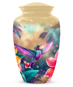 Personalized Hummingbird Urn for Ashes – Cusn, Adult Cremation Hummingbird Memorial Funeral Urn for Human Ashes