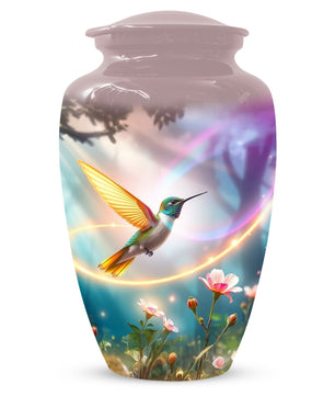 Personalized Hummingbird Urn for Mom – Custom Hummingbird Cremation Urns for Ashes