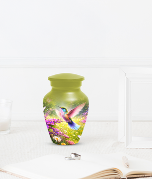 Hummingbird Urn for Ashes, Custom Cremation Urn for Mom