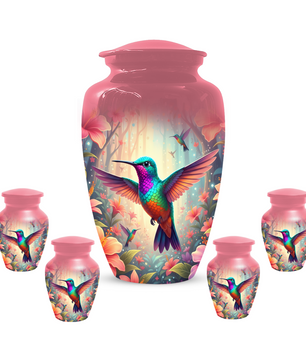 Hummingbird Memorial Urn | Custom Cremation Urn for Mom