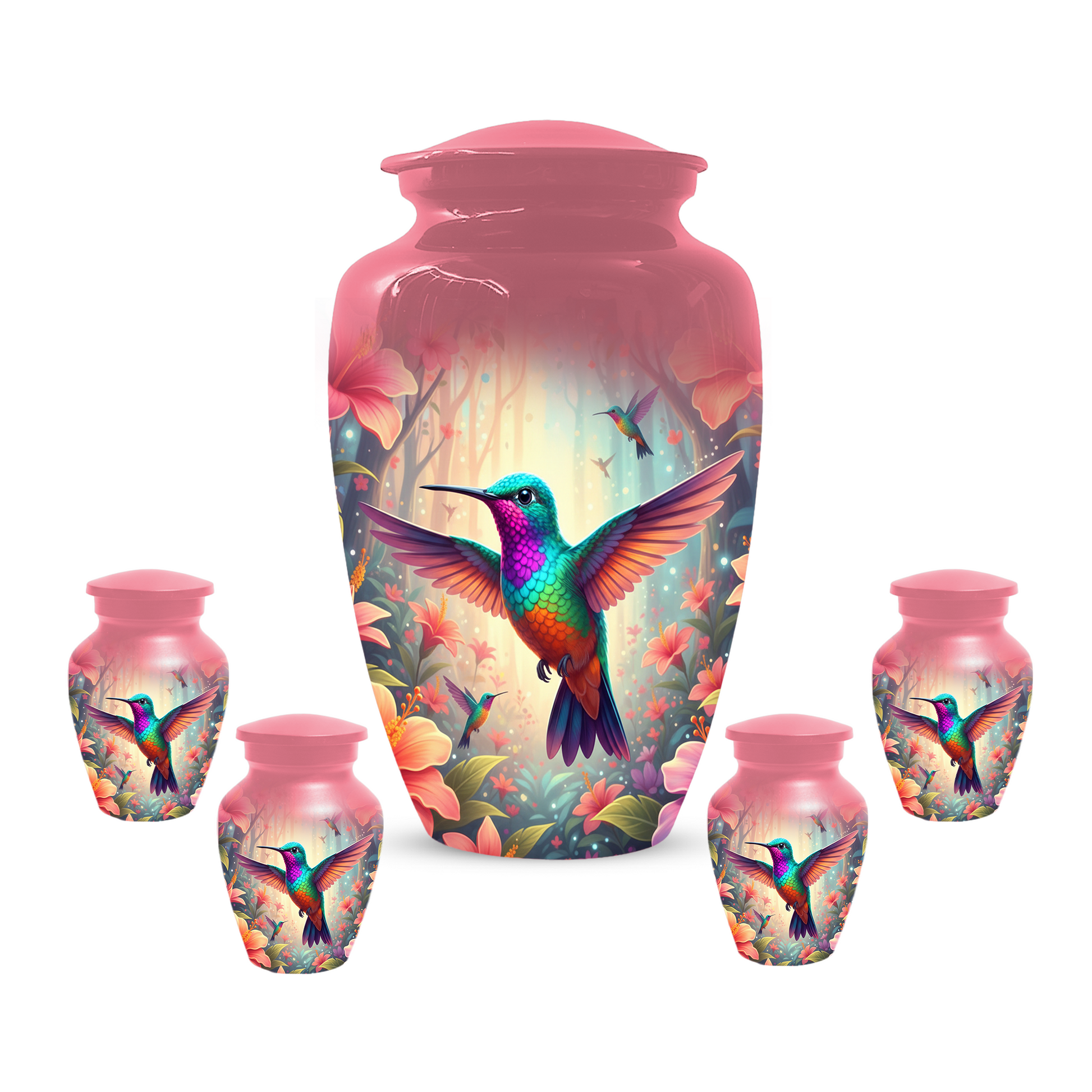 Hummingbird Memorial Urn | Custom Cremation Urn for Mom