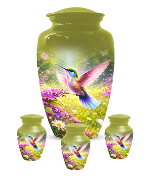 Hummingbird Urn for Ashes, Custom Cremation Urn for Mom