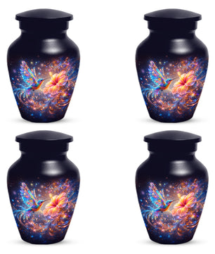 Hummingbird  Memorial Urn for Mom – Beautiful Floral Cremation Urns for Ashes