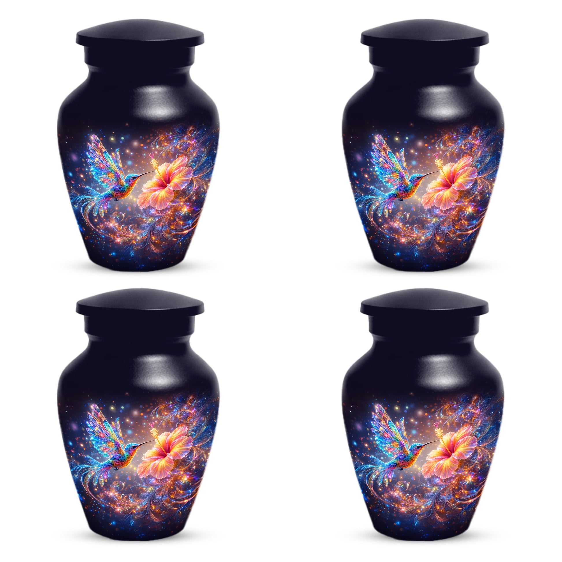 Hummingbird  Memorial Urn for Mom – Beautiful Floral Cremation Urns for Ashes
