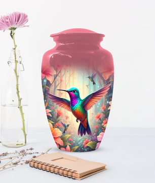 Hummingbird Memorial Urn | Custom Cremation Urn for Mom