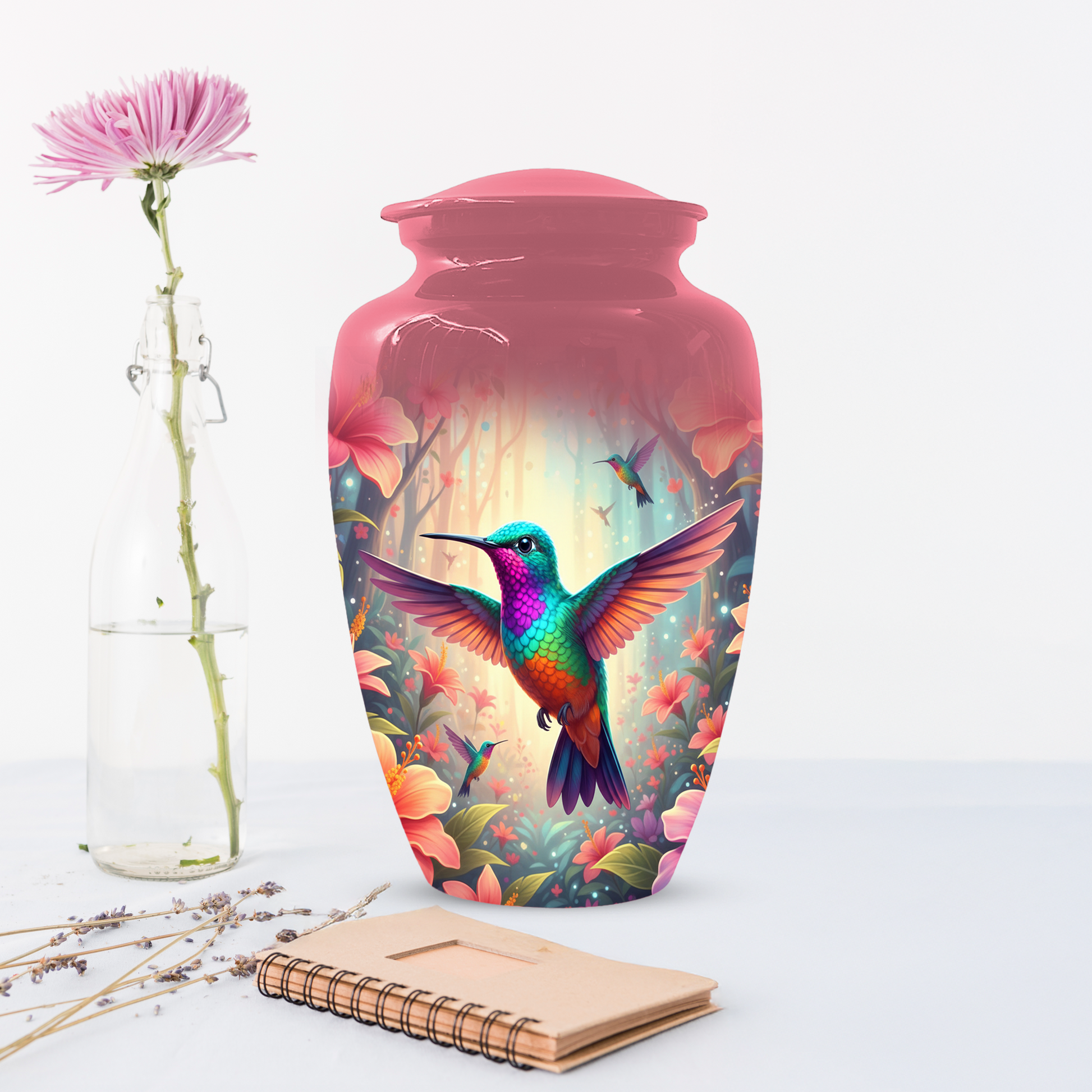 Hummingbird Memorial Urn | Custom Cremation Urn for Mom