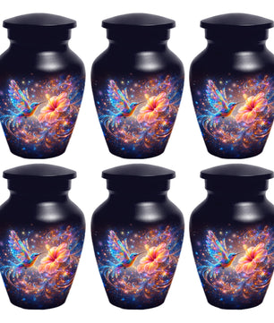 Hummingbird  Memorial Urn for Mom – Beautiful Floral Cremation Urns for Ashes