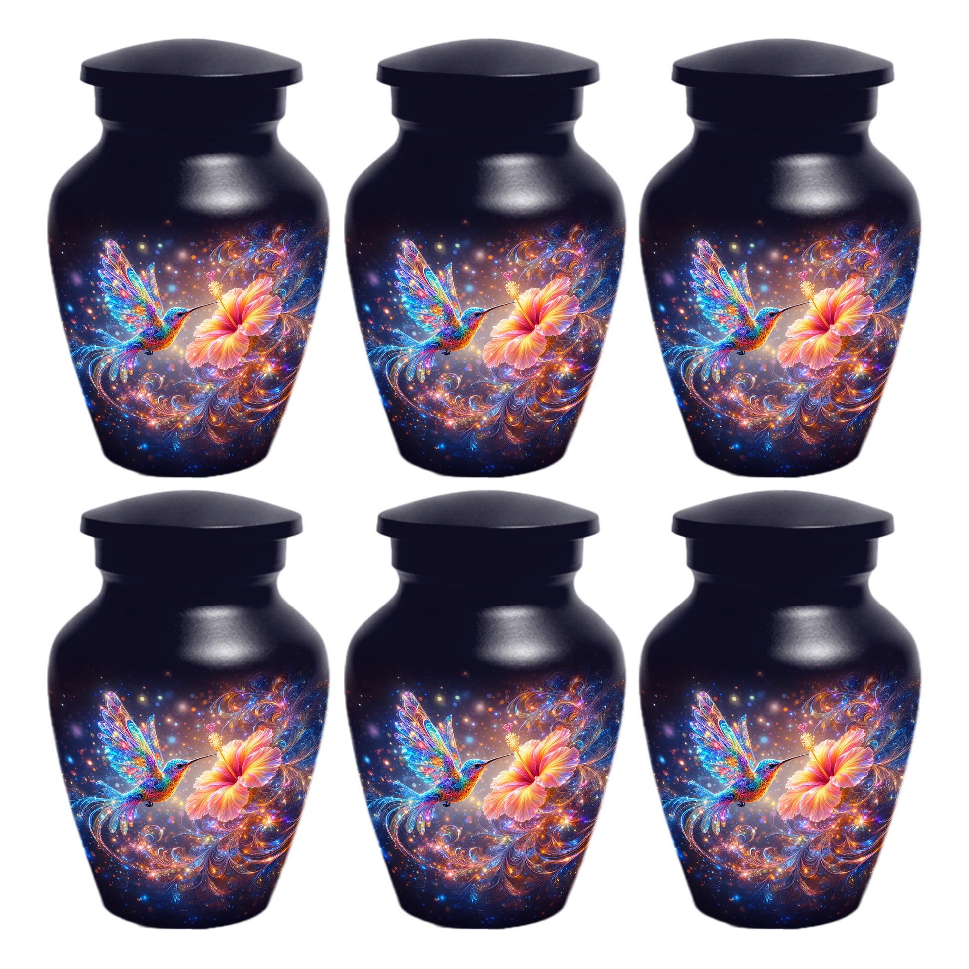 Hummingbird  Memorial Urn for Mom – Beautiful Floral Cremation Urns for Ashes