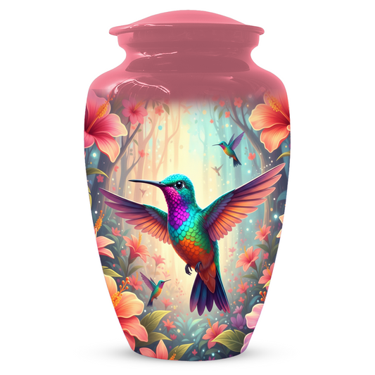 Hummingbird Memorial Urn | Custom Cremation Urn for Mom