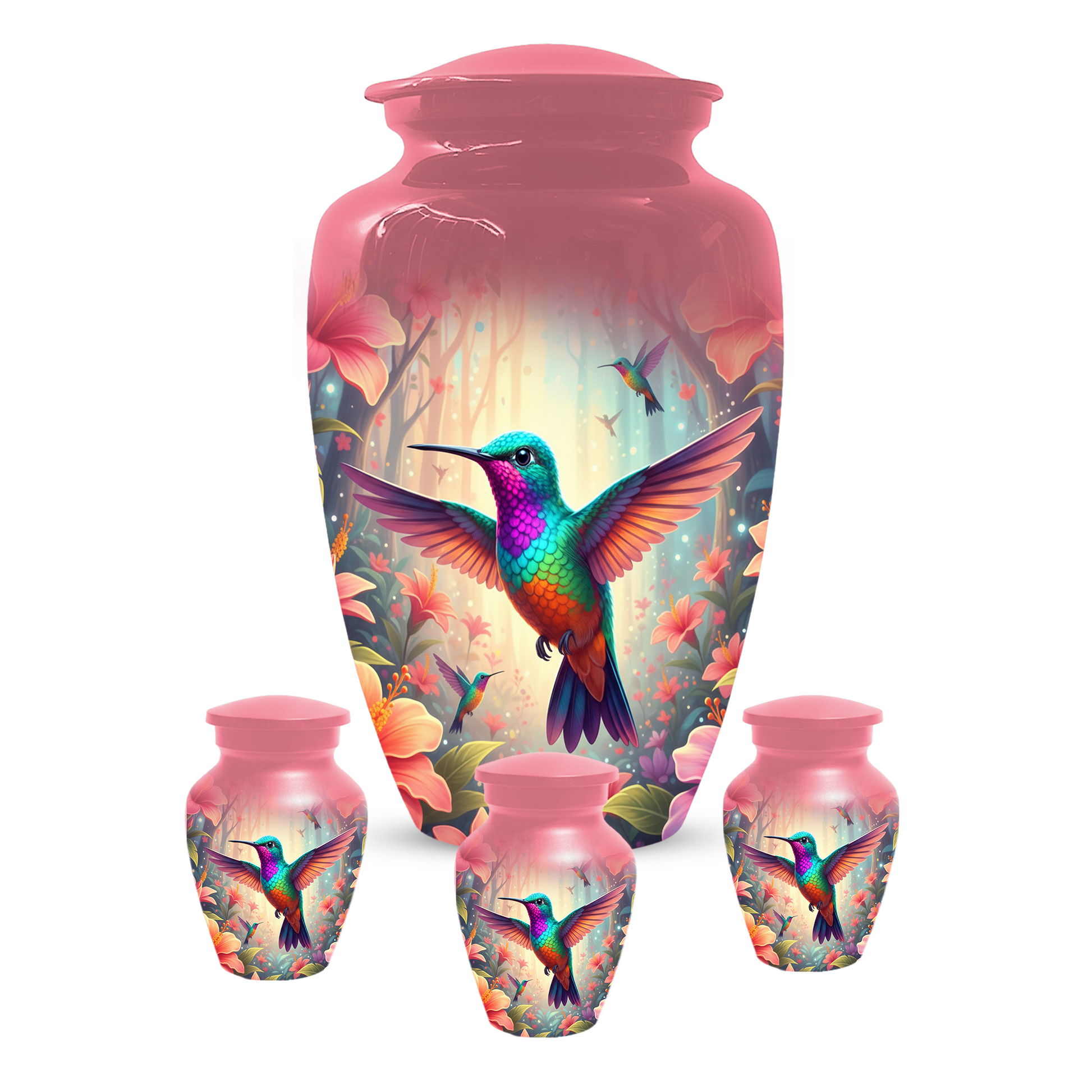 Hummingbird Memorial Urn | Custom Cremation Urn for Mom