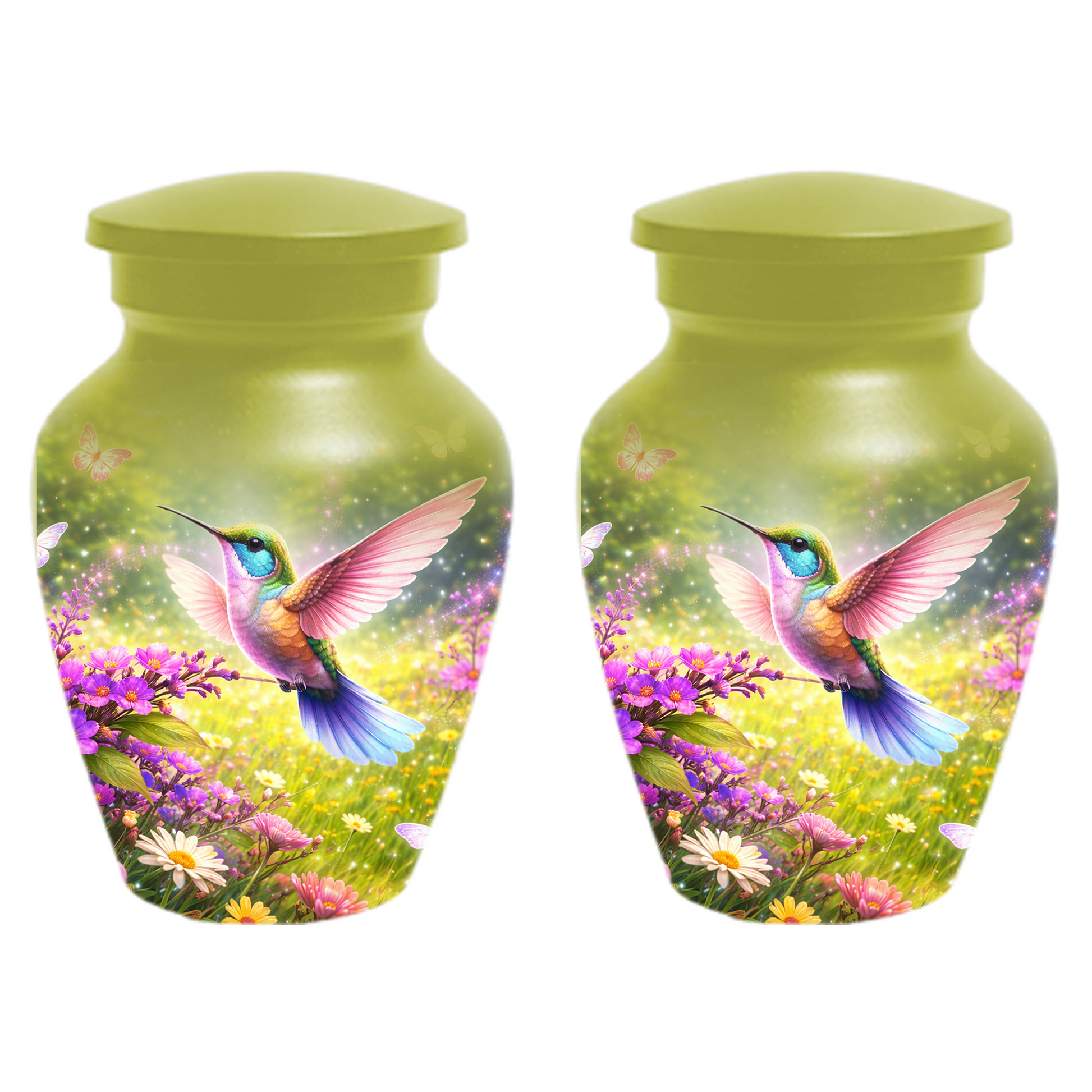 Hummingbird Urn for Ashes, Custom Cremation Urn for Mom