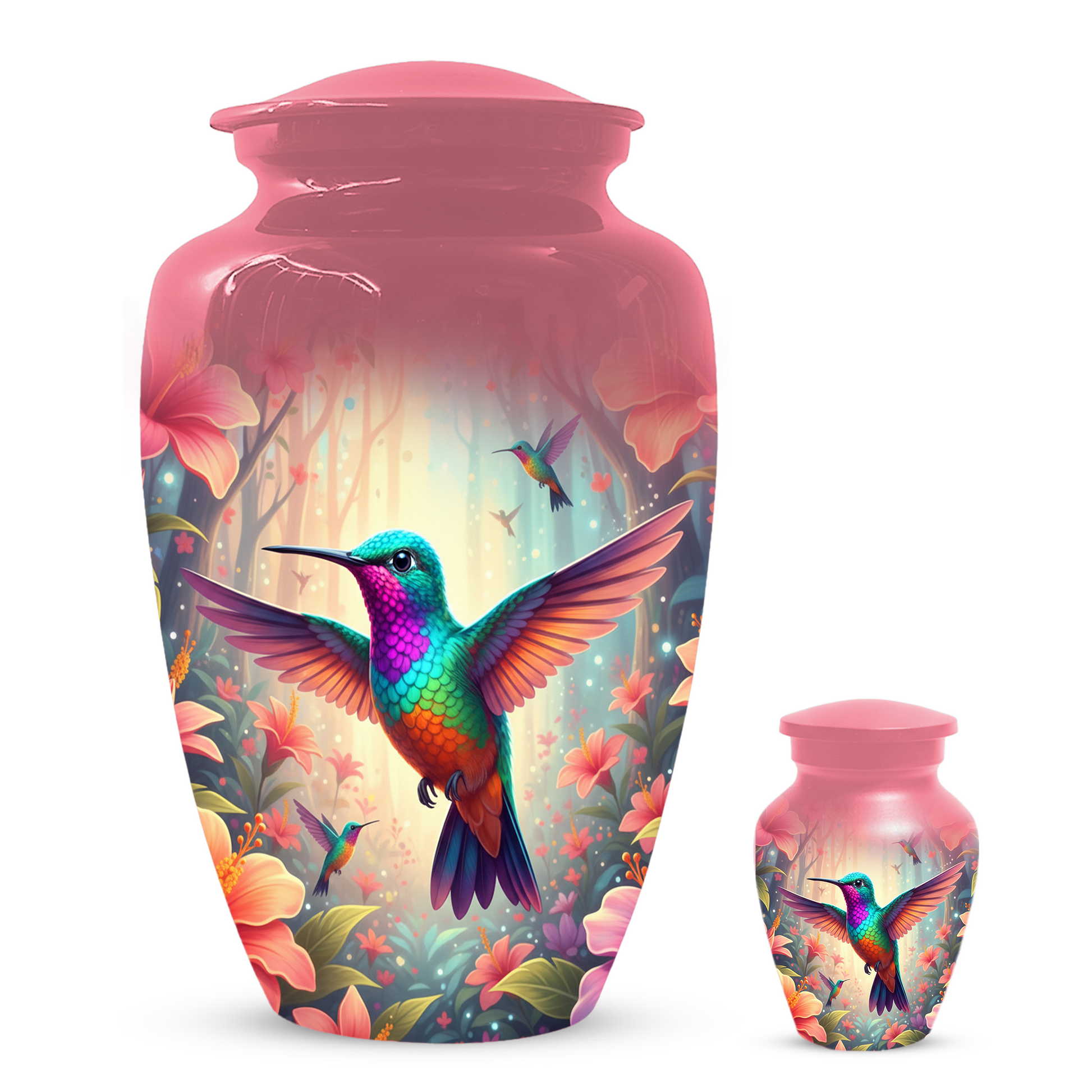 Hummingbird Memorial Urn | Custom Cremation Urn for Mom