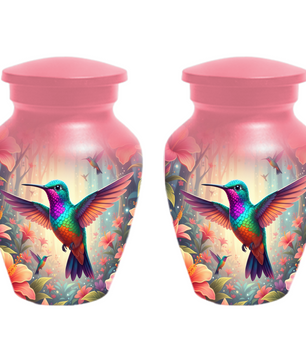 Hummingbird Memorial Urn | Custom Cremation Urn for Mom