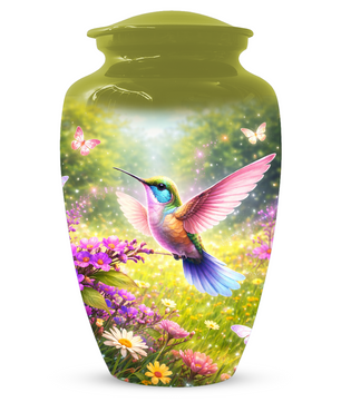 Hummingbird Urn for Ashes, Custom Cremation Urn for Mom