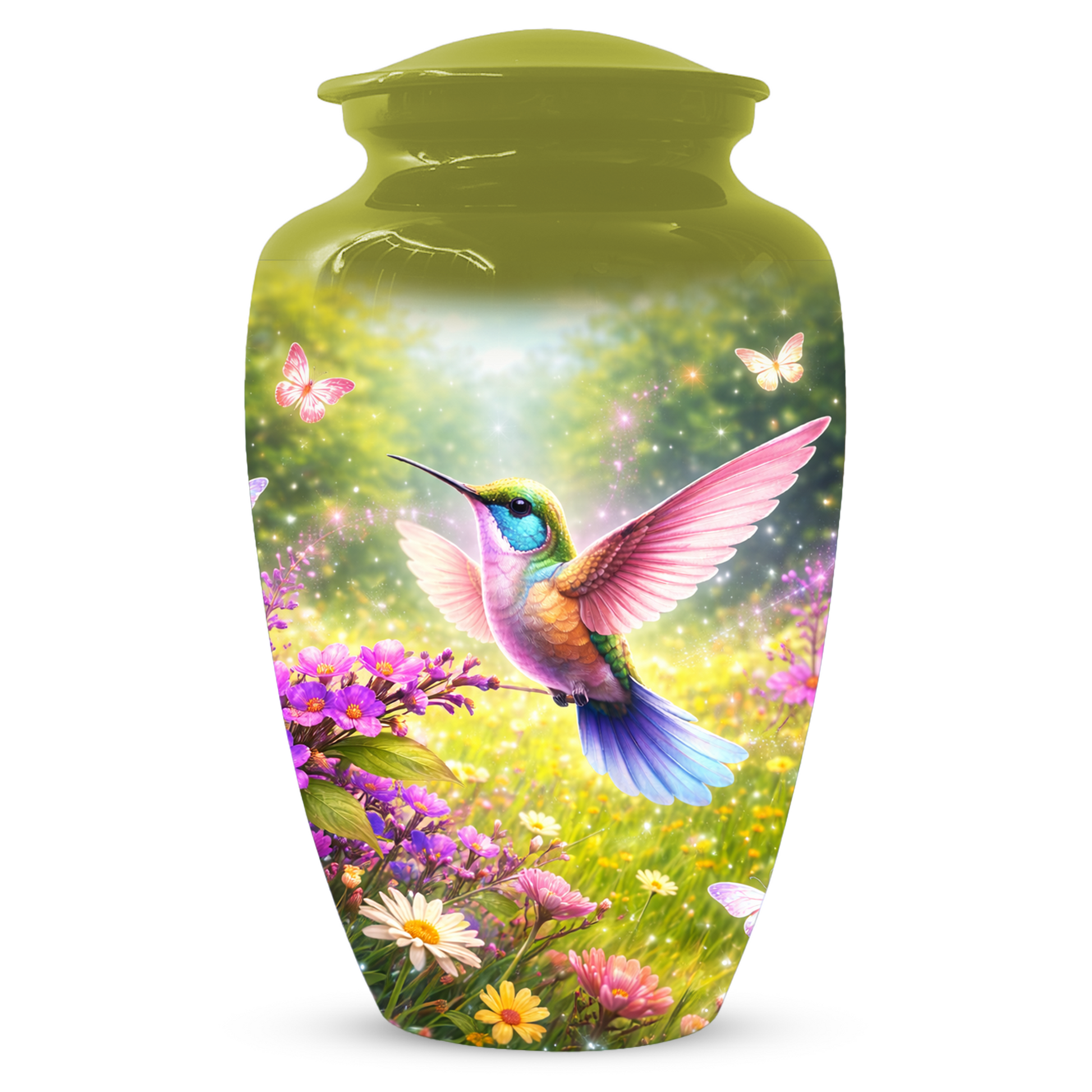 Hummingbird Urn for Ashes, Custom Cremation Urn for Mom