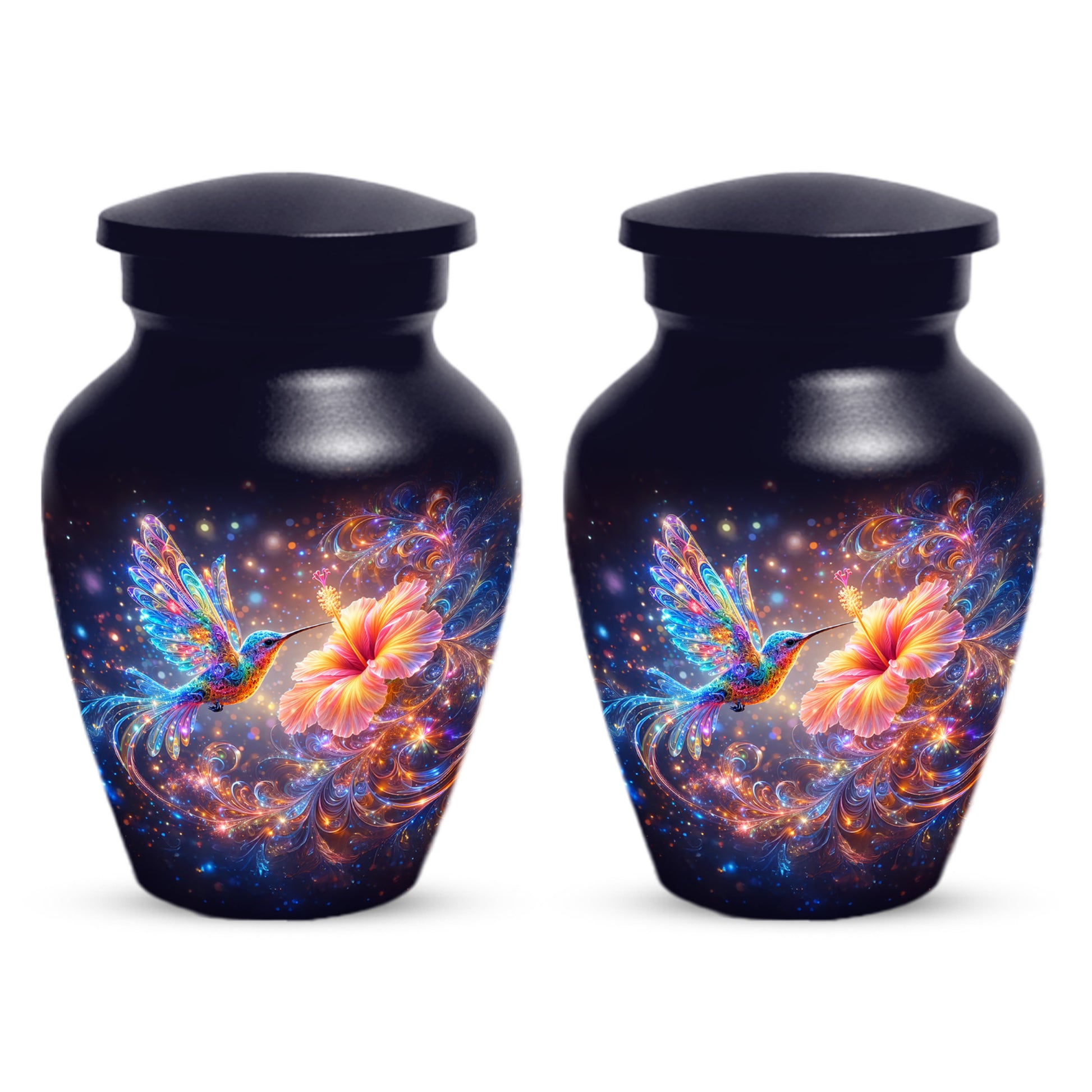 Hummingbird  Memorial Urn for Mom – Beautiful Floral Cremation Urns for Ashes