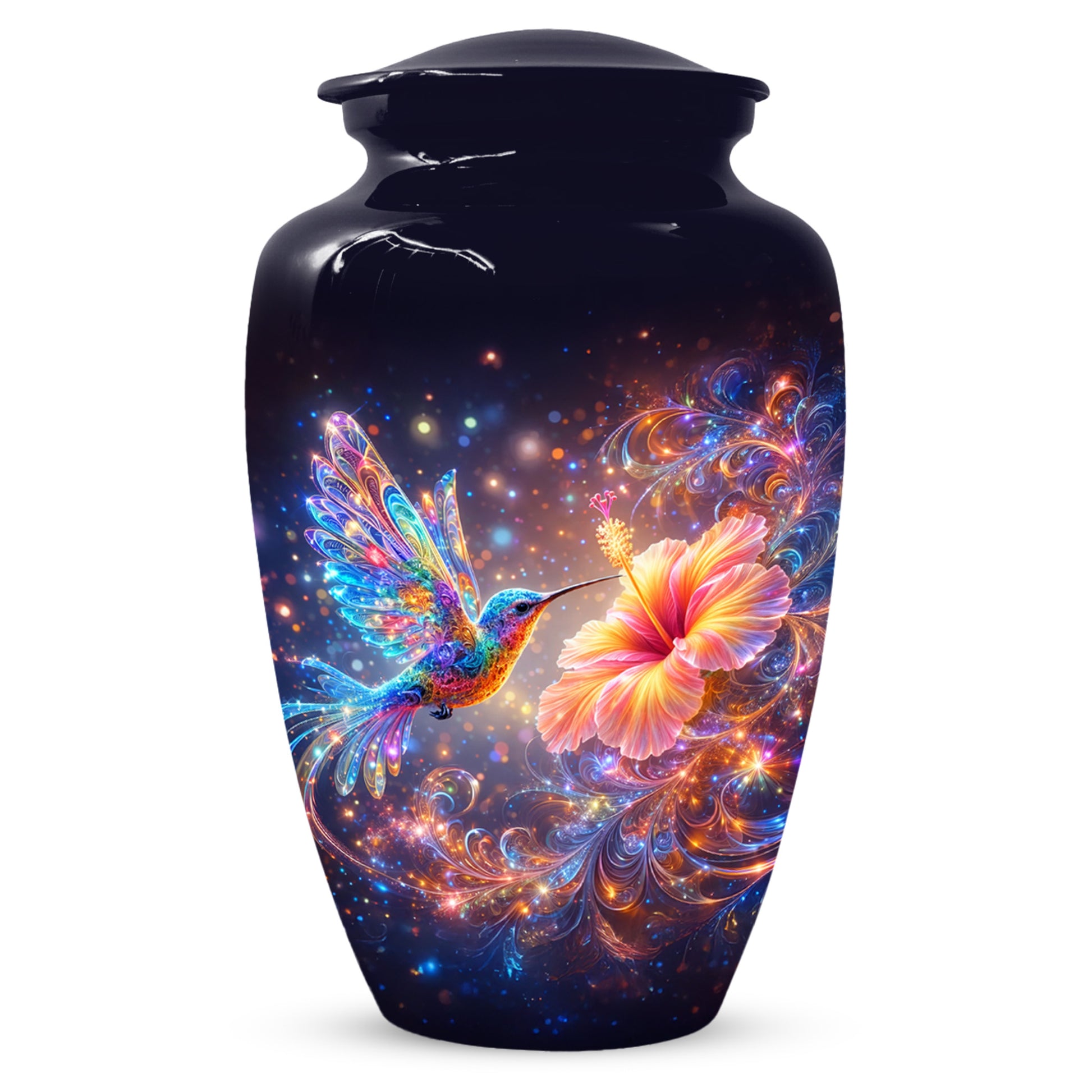 Hummingbird  Memorial Urn for Mom – Beautiful Floral Cremation Urns for Ashes