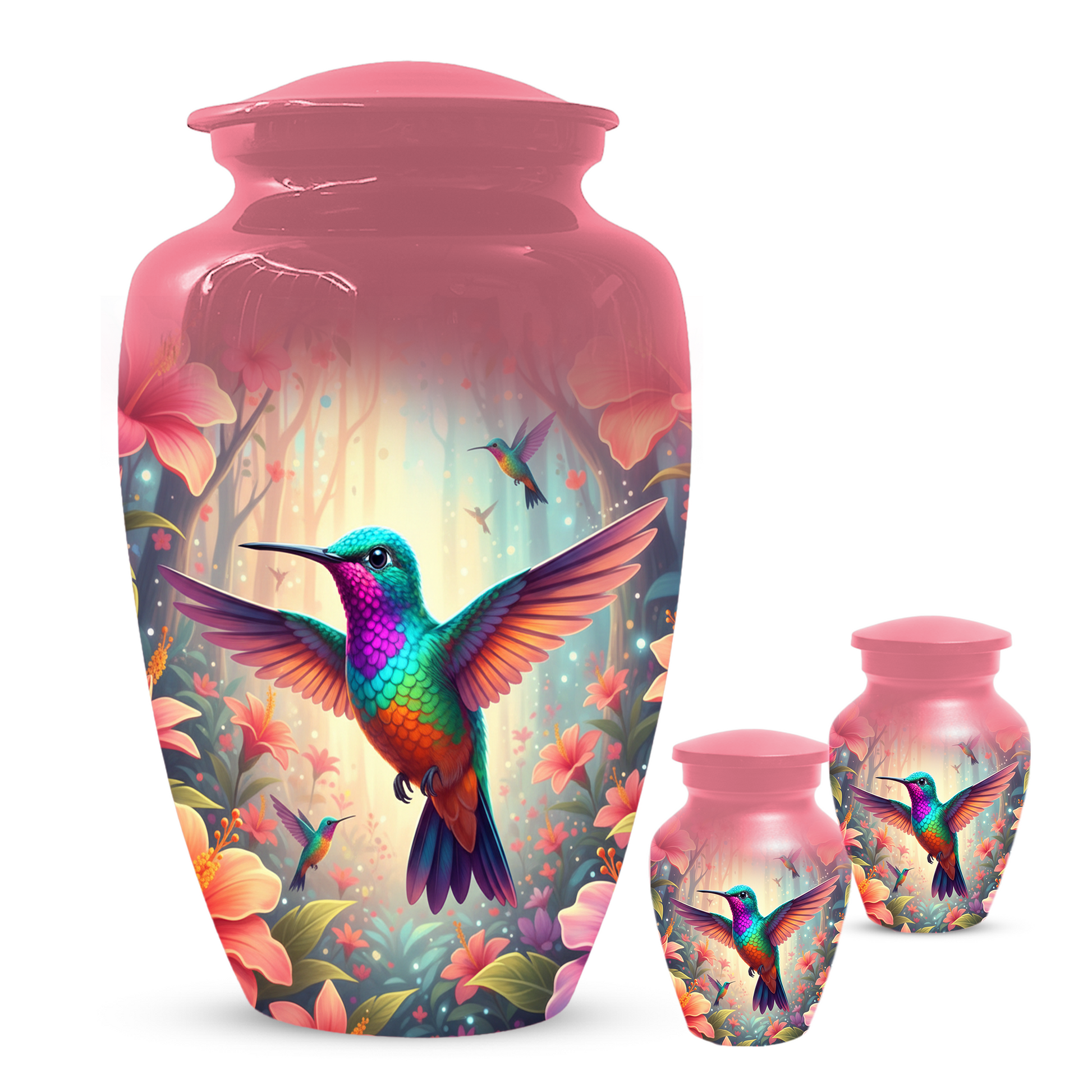 Hummingbird Memorial Urn | Custom Cremation Urn for Mom