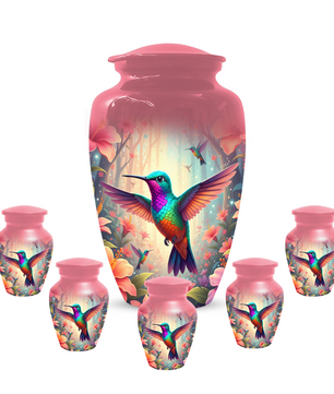 Hummingbird Memorial Urn | Custom Cremation Urn for Mom
