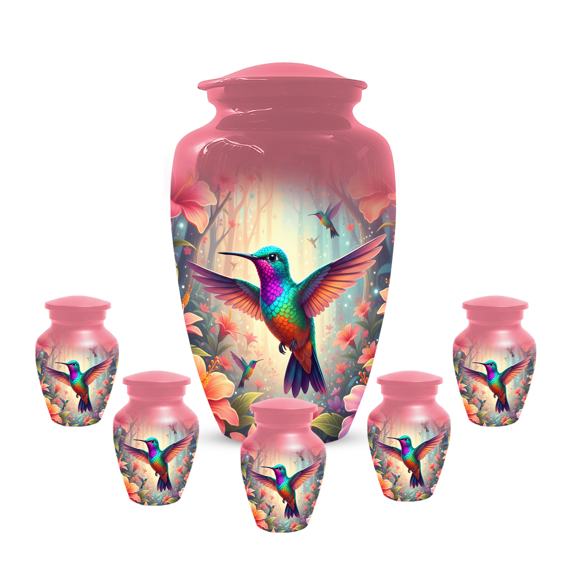 Hummingbird Memorial Urn | Custom Cremation Urn for Mom