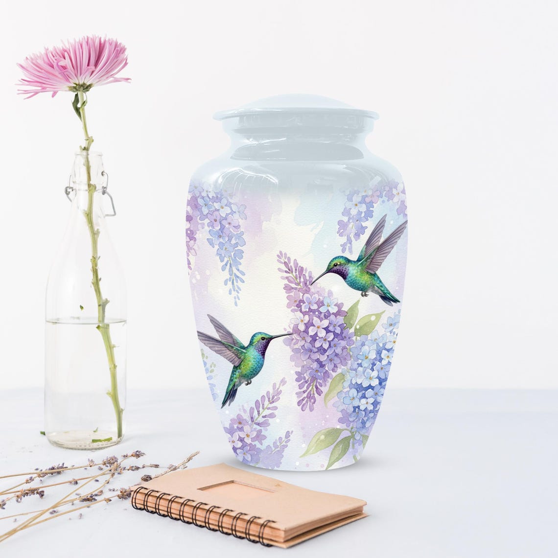 Hummingbird Urn For Women Ashes - Personalized Cremation Keepsake Small Urns For Mom