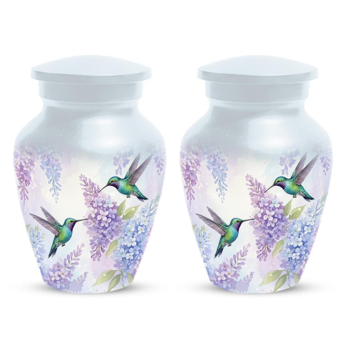 Hummingbird Urn For Women Ashes - Personalized Cremation Keepsake Small Urns For Mom