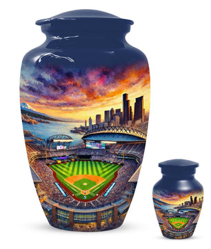 Baseball Memorial Urn For Male - Custom Personalized Sport Urns For Dad
