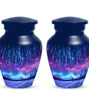 Aurora Borealis Urn For Adults - Northern Light Urns For Human Ashes