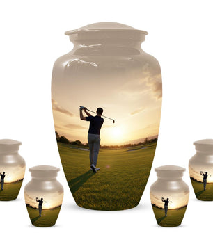Golf Urn for Dad | Sports Cremation Urns For Adult Male Ashes