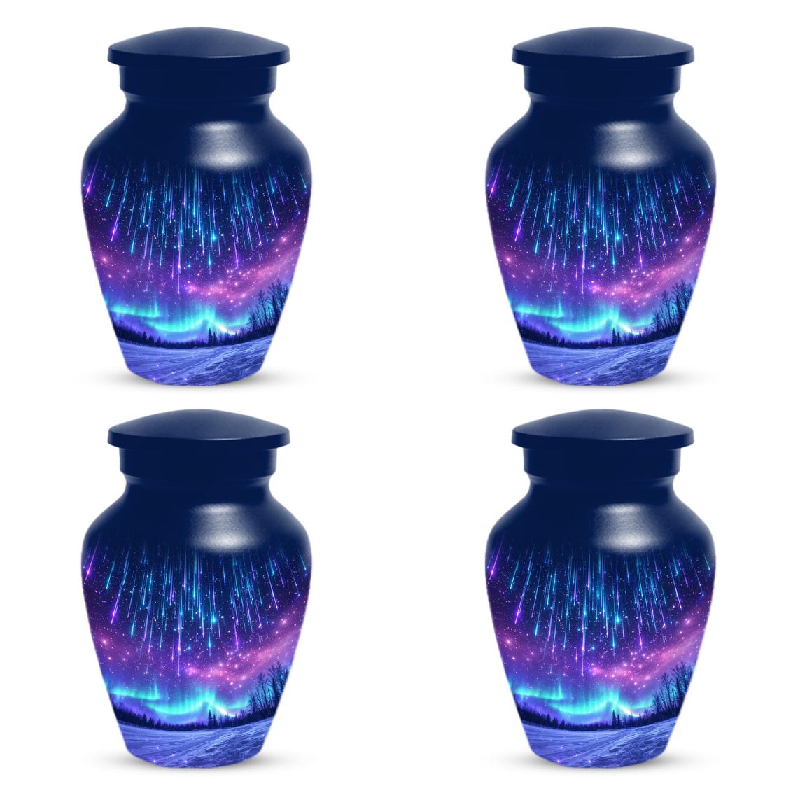 Aurora Borealis Urn For Adults - Northern Light Urns For Human Ashes