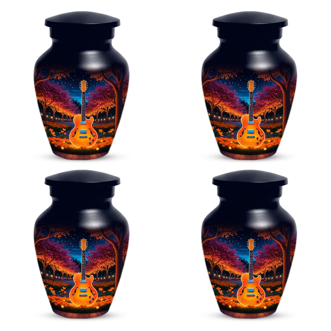 Guitar Urn For Ashes - Music Mini Urns For Male and Female Remains