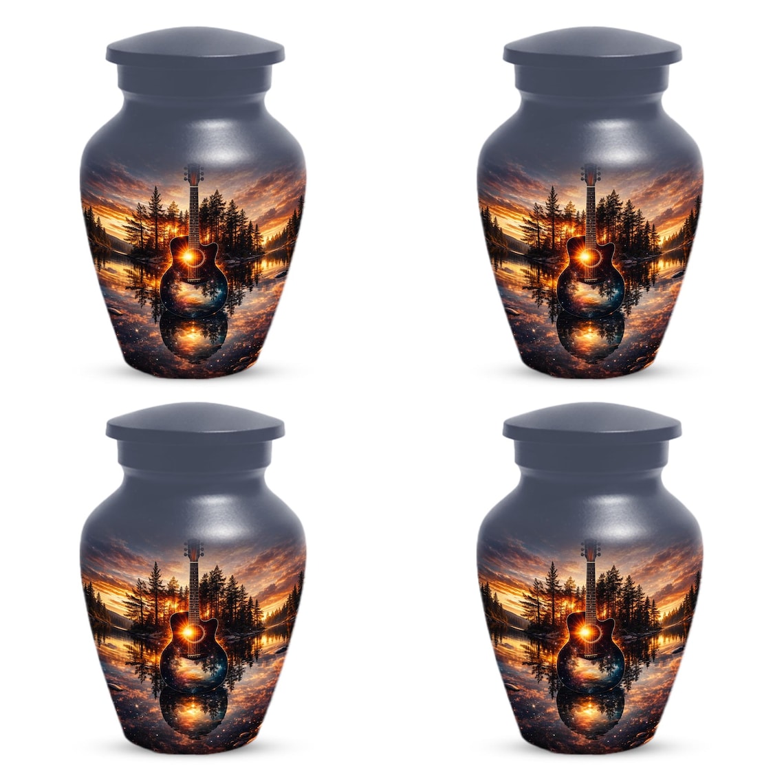 Guitar Urn For Human Ashes - Music Urns For Male & Female