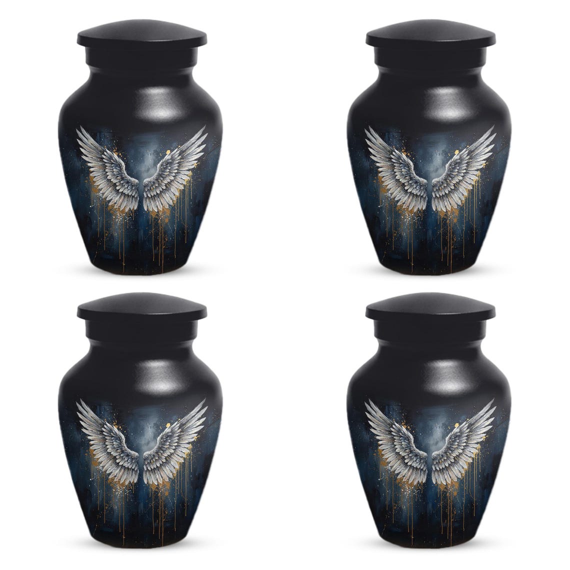 Angel Wing Large Urns For Human Ashes | Cremation Keepsake Urn For Male and Female