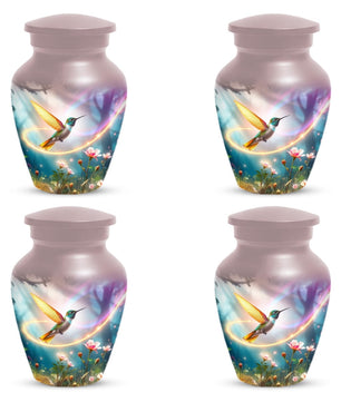 Hummingbird Cremation Urn For Women Ashes - Humming Bird Memorial Urns Set For Mom