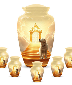 Labrador Dog Urns For Ashes | Extra Large Pet Cremation Urn For Memorial