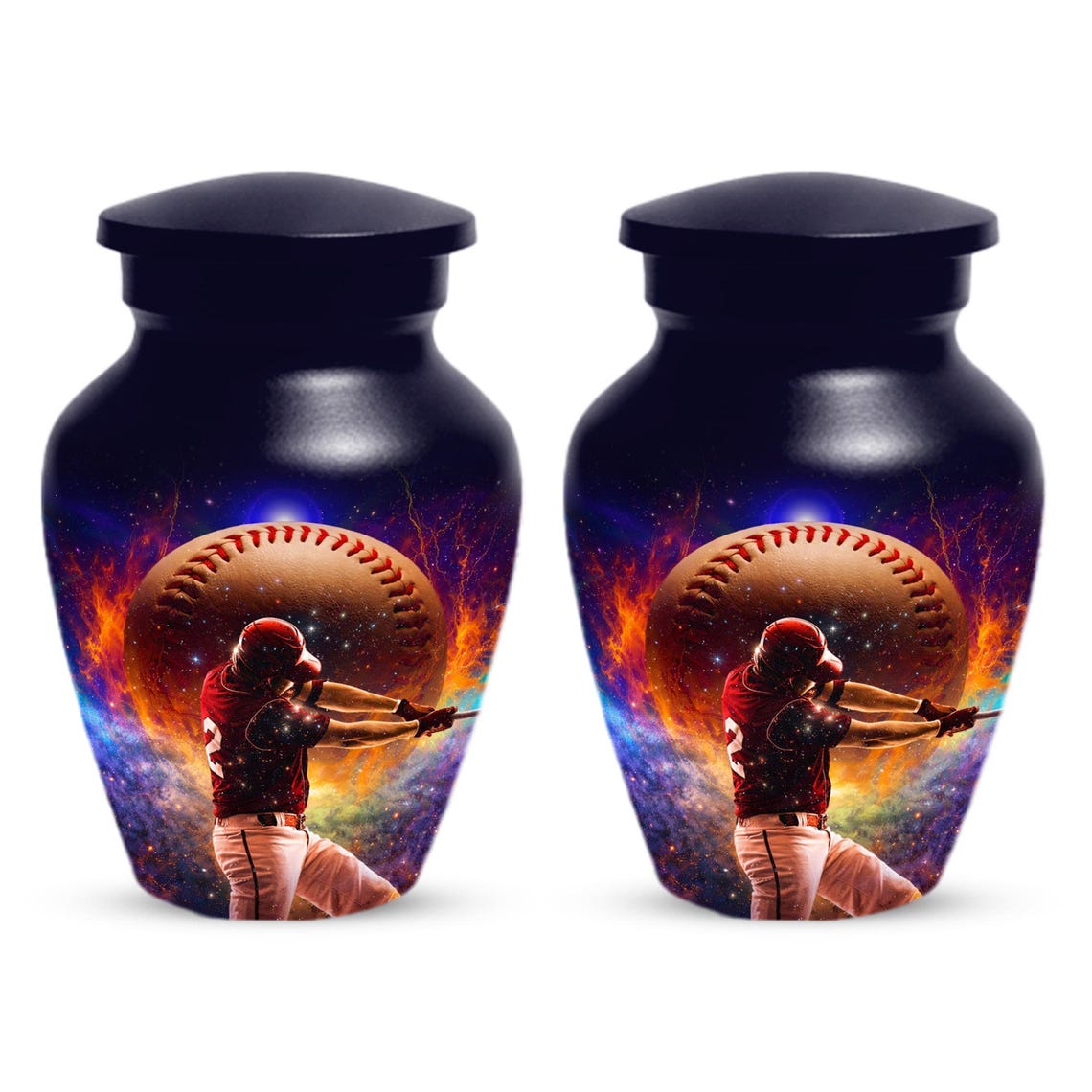 Baseball Urn For Male Ashes - Custom Sports Mini Urns For Dad