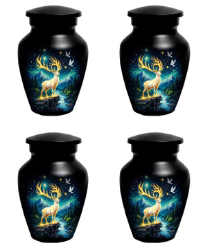 Deer Urn For Human Ashes - Forest Animal Cremation Urns For Male and Female