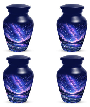Star Galaxy Urn For Ashes - Decorative Teardrop Urns For Adult Mom and Dad
