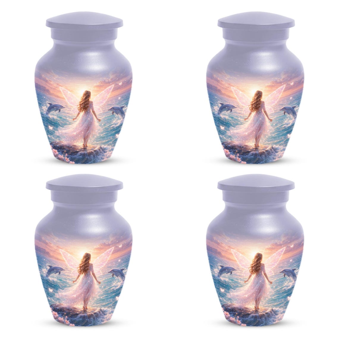 Mermaid Urn For Women Ashes - Fairy Princess Cremation Urns For Female
