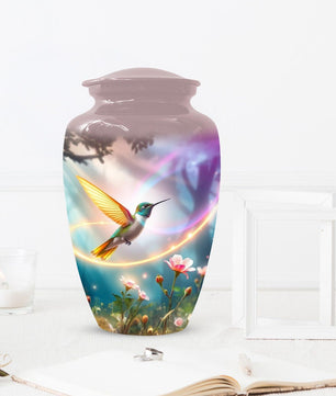 Hummingbird Cremation Urn For Women Ashes - Humming Bird Memorial Urns Set For Mom