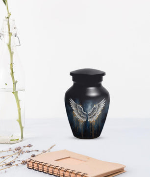 Angel Wing Large Urns For Human Ashes | Cremation Keepsake Urn For Male and Female