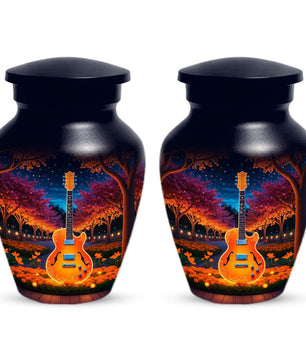 Guitar Urn For Ashes - Music Mini Urns For Male and Female Remains