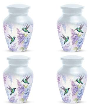 Hummingbird Urn For Women Ashes - Personalized Cremation Keepsake Small Urns For Mom
