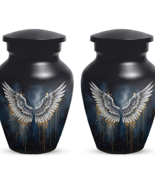 Angel Wing Large Urns For Human Ashes | Cremation Keepsake Urn For Male and Female
